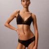 Ck Black Geo Lace Lightly Lined Triangle Bra Ck Black Geo Lace Lightly Lined Triangle Bra