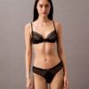 Ck Black Geo Lace Thong Ck Black Geo Lace Thong