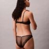 Ck Black Geo Lace Unlined Balconette Bra Ck Black Geo Lace Unlined Balconette Bra