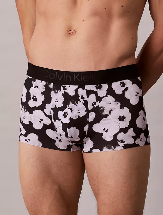 Ck Black Print Low Rise Trunk Ck Black Print Low Rise Trunk