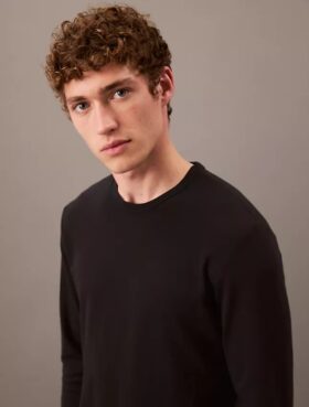 Ck Black Sleep Slim Crewneck T-Shirt