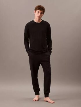 Ck Black Sleep Slim Crewneck T-Shirt