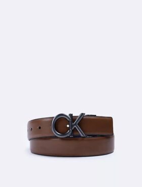 Ck Logo Plaque Reversible Dress Belt Ck Logo Plaque Reversible Dress Belt
