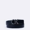Ck Logo Plaque Reversible Dress Belt Ck Logo Plaque Reversible Dress Belt