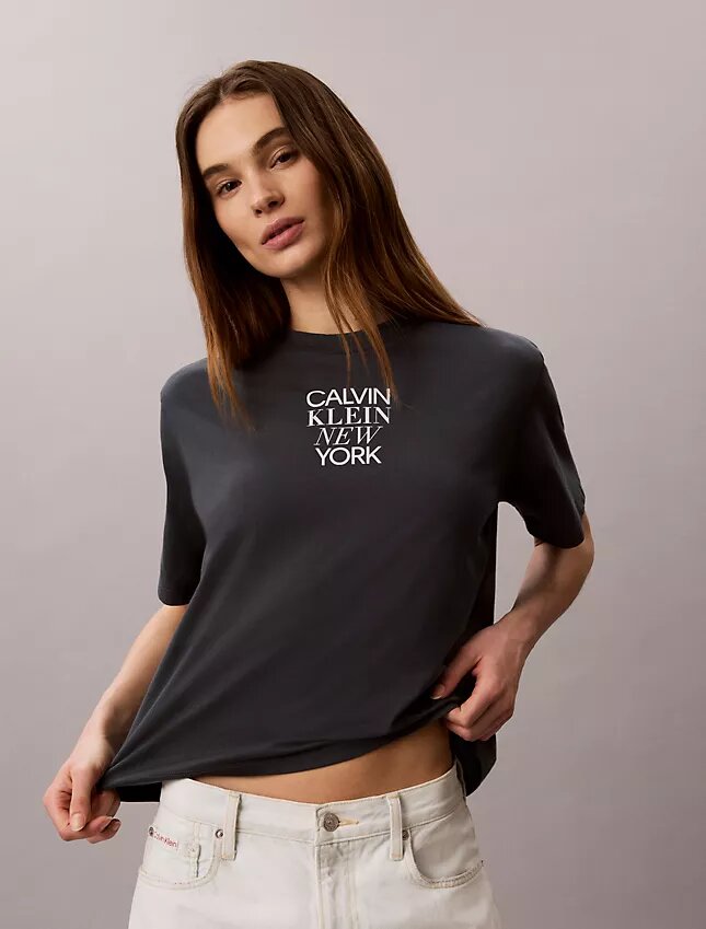 Ck Ny Photo Graphic Boxy Tee Ck Ny Photo Graphic Boxy Tee