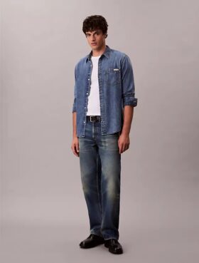 Classic Denim Button-Down Shirt