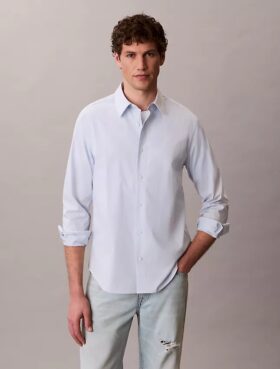 Classic Stretch Button-Down Shirt