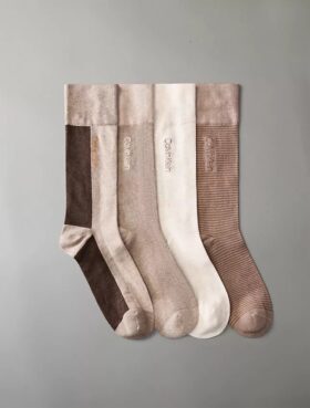 Colorblock Crew 4-Pack Dress Socks