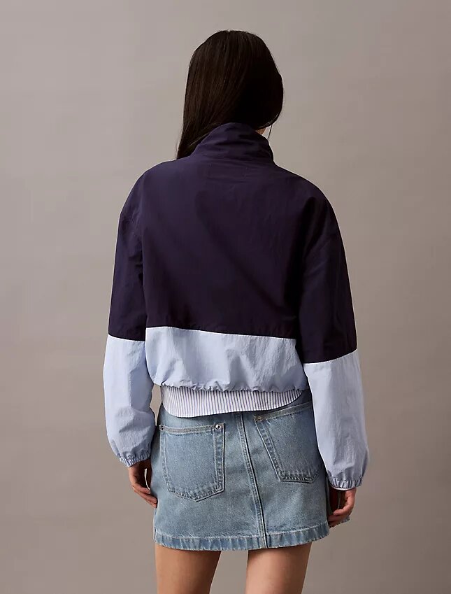 Colorblock Nylon Zip Jacket Colorblock Nylon Zip Jacket