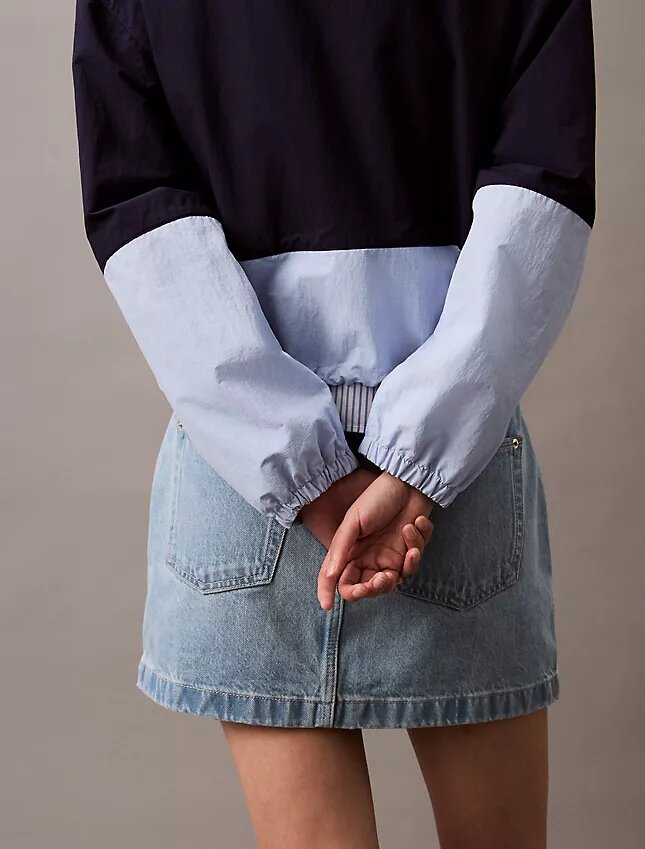 Colorblock Nylon Zip Jacket Colorblock Nylon Zip Jacket