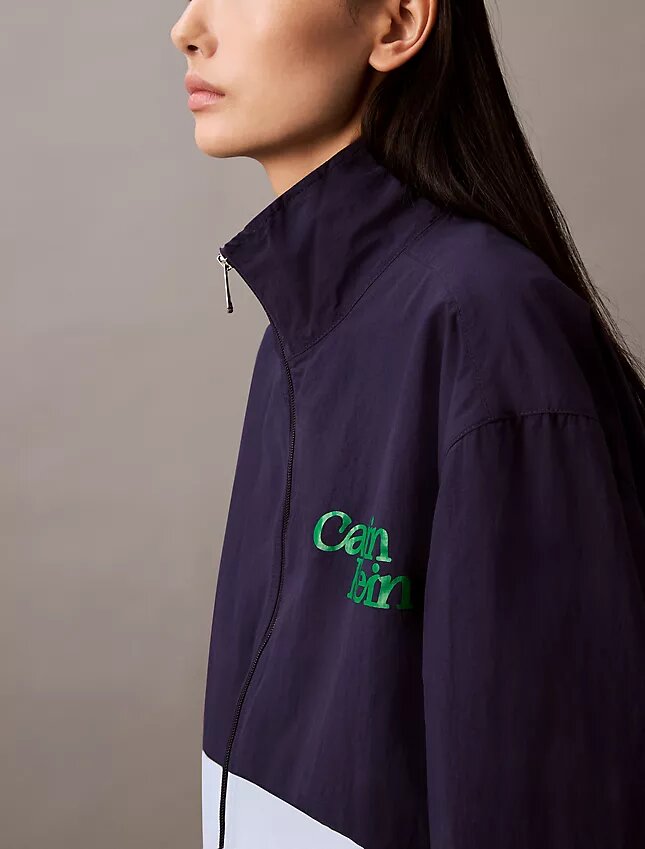 Colorblock Nylon Zip Jacket Colorblock Nylon Zip Jacket