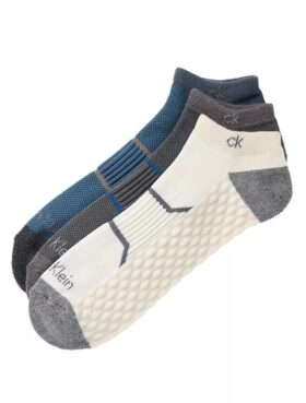 Combed Cotton 3-Pack Cushion No Show Socks Combed Cotton 3-Pack Cushion No Show Socks