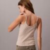 Contour Rib Allover Monogram Tank Top Contour Rib Allover Monogram Tank Top