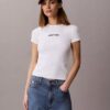 Contour Rib Logo Cropped Tee Contour Rib Logo Cropped Tee