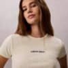 Contour Rib Logo Cropped Tee Contour Rib Logo Cropped Tee
