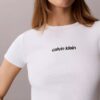 Contour Rib Logo Cropped Tee Contour Rib Logo Cropped Tee