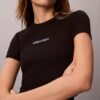 Contour Rib Logo Cropped Tee Contour Rib Logo Cropped Tee