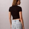 Contour Rib Logo Cropped Tee Contour Rib Logo Cropped Tee