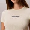 Contour Rib Logo Cropped Tee Contour Rib Logo Cropped Tee