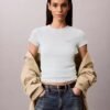 Contour Rib Logo Graphic Slim T-Shirt Contour Rib Logo Graphic Slim T-Shirt