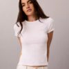 Contour Rib Logo Graphic Slim T-Shirt Contour Rib Logo Graphic Slim T-Shirt