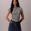 Contour Rib Logo Graphic Slim T-Shirt Contour Rib Logo Graphic Slim T-Shirt