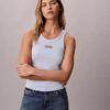 Contour Rib Logo Graphic Tank Top Contour Rib Logo Graphic Tank Top
