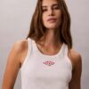 Contour Rib Logo Graphic Tank Top Contour Rib Logo Graphic Tank Top