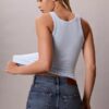Contour Rib Logo Graphic Tank Top Contour Rib Logo Graphic Tank Top