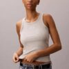 Contour Rib Logo Graphic Tank Top Contour Rib Logo Graphic Tank Top