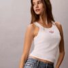 Contour Rib Logo Graphic Tank Top Contour Rib Logo Graphic Tank Top