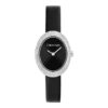 Contoured Bezel Oval Dial Leather Strap Watch Contoured Bezel Oval Dial Leather Strap Watch