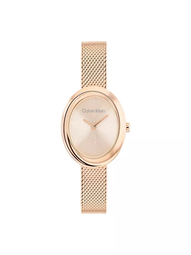 Contoured Bezel Oval Dial Watch Contoured Bezel Oval Dial Watch