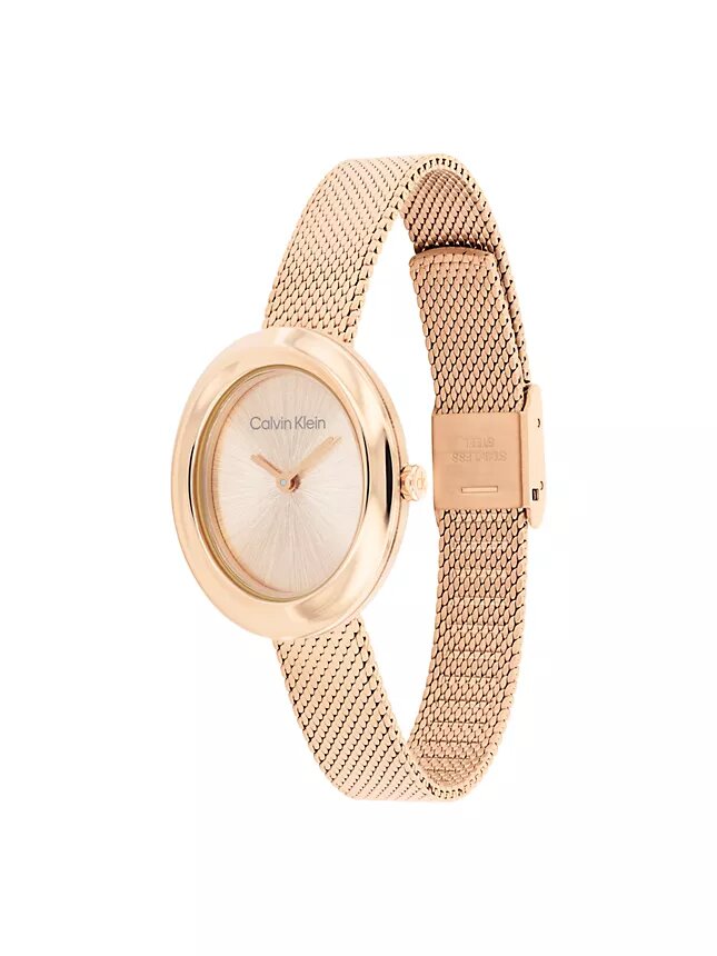 Contoured Bezel Oval Dial Watch Contoured Bezel Oval Dial Watch