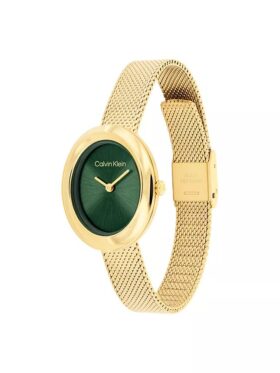 Contoured Bezel Oval Dial Watch Contoured Bezel Oval Dial Watch