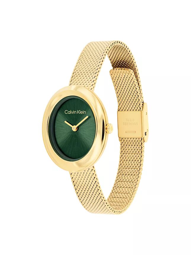 Contoured Bezel Oval Dial Watch Contoured Bezel Oval Dial Watch