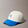 Contrast Embroidered Logo Baseball Cap