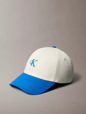Contrast Embroidered Logo Baseball Cap