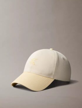 Contrast Embroidered Logo Baseball Cap