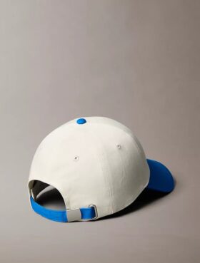 Contrast Embroidered Logo Baseball Cap