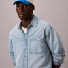Contrast Embroidered Logo Baseball Cap