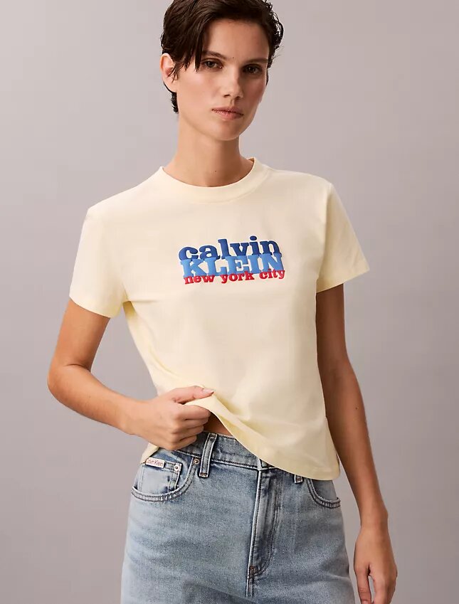Contrast Logo Graphic Slim T-Shirt Contrast Logo Graphic Slim T-Shirt