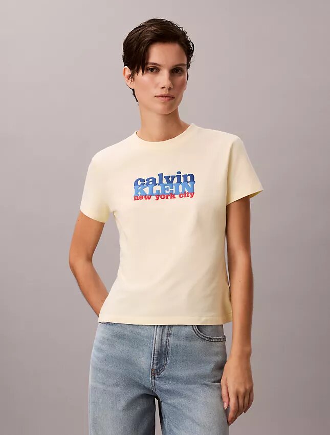 Contrast Logo Graphic Slim T-Shirt Contrast Logo Graphic Slim T-Shirt