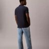 Contrast Piping Quarter Zip Polo Shirt