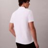 Contrast Piping Quarter Zip Polo Shirt