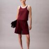 Contrast Trim Relaxed Tank Top