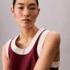 Contrast Trim Relaxed Tank Top