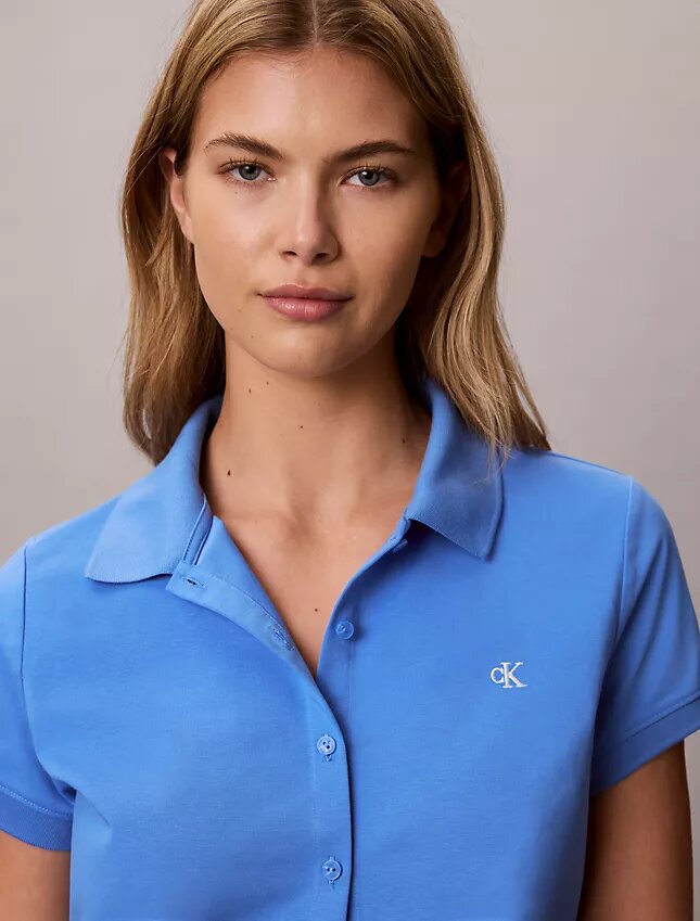 Cooling Jersey Cropped Polo Shirt Cooling Jersey Cropped Polo Shirt