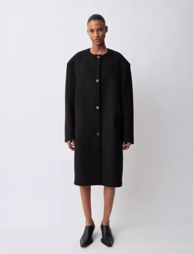 Cora Collarless Coat