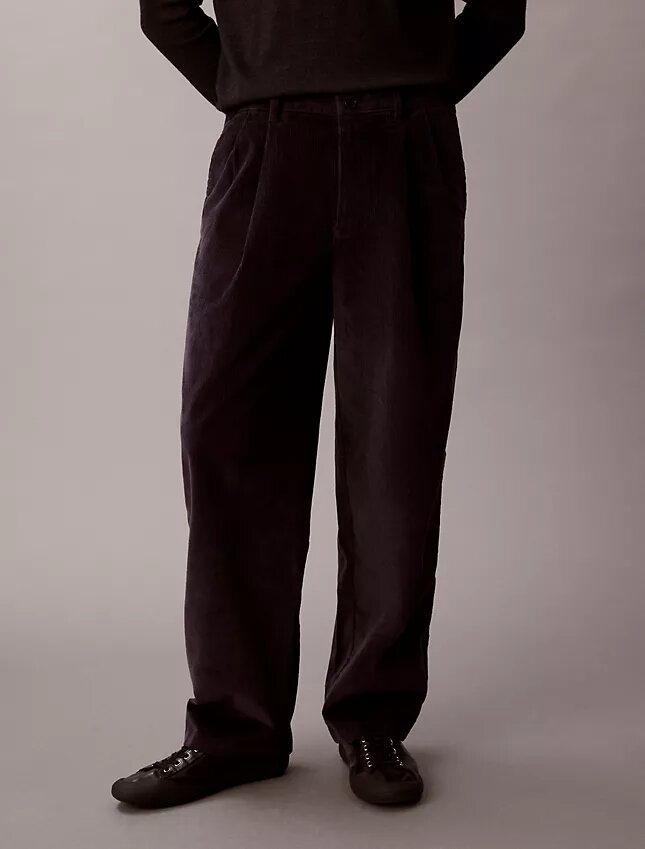 Corduroy Pleated Wide Leg Pants Corduroy Pleated Wide Leg Pants